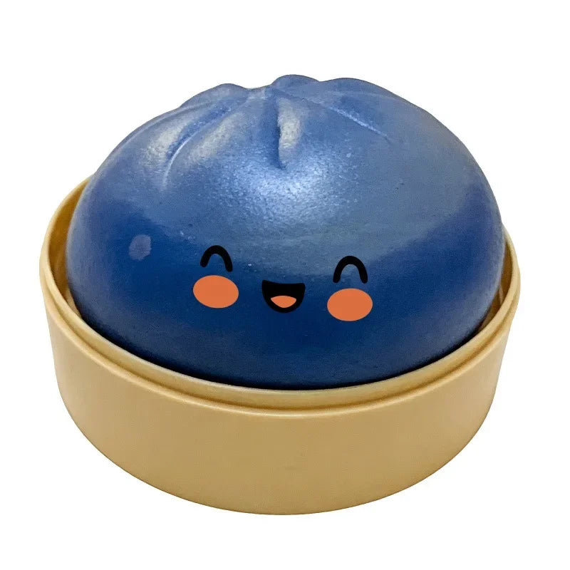 Dumplings Glitter Dumpling Toy Cute Dumplings Squishiest With Steamer Box Stress & Anxiety Toys For Kids & Skateboard