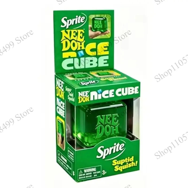 Needoh Nice Cube Sensory Stress Reliever Fidget Tool for Anxiety & Focus Desk Sensory Cube for Adults & Kids