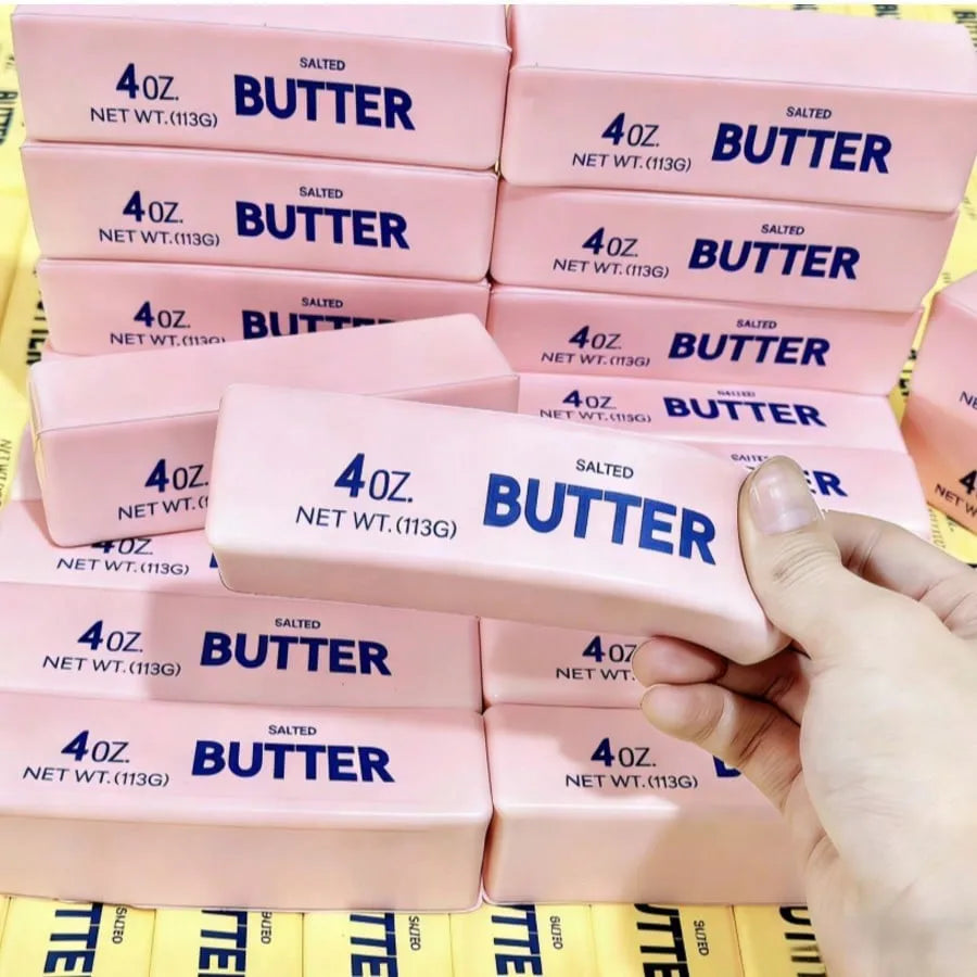 Butter Squishy Super Soft Food Squishy Toys Stress Relief Moist Squeeze Fidget Toy Butter Stick Chocolate Squish Toy Autism Gift