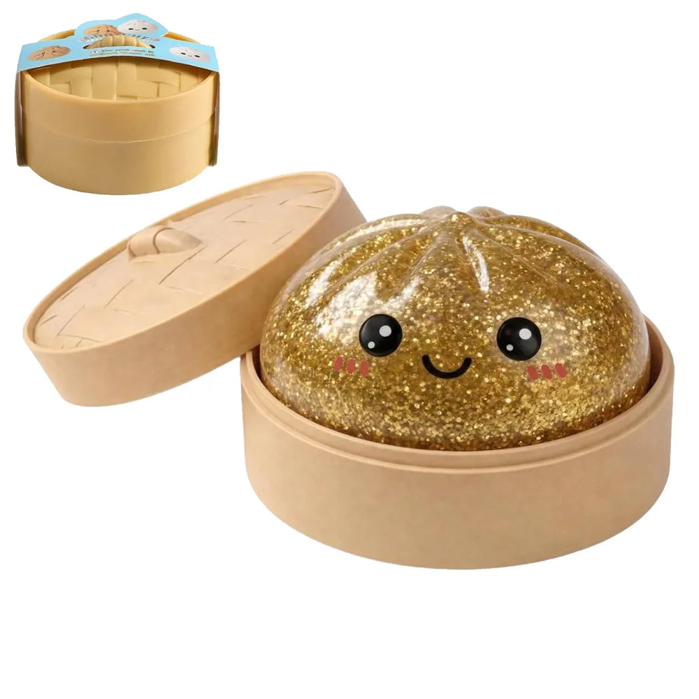 Dumpling squishy Decompression Squish Balls Reusable Low Rebound Stress Dough for Home Office Decoration Daily Gifts