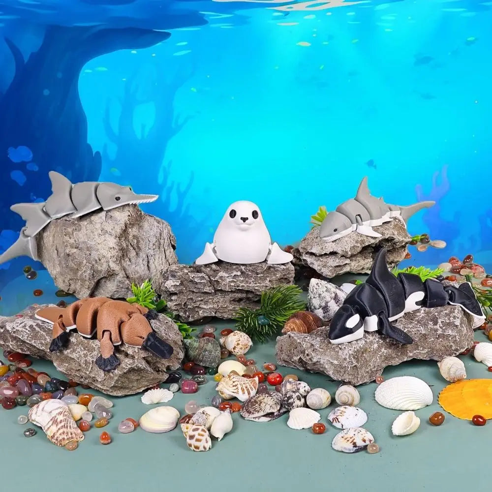 Hot Mini Animals Fidget Toys 3D Printed Unique 3D Printed Toys Articulated Fidget Home Office