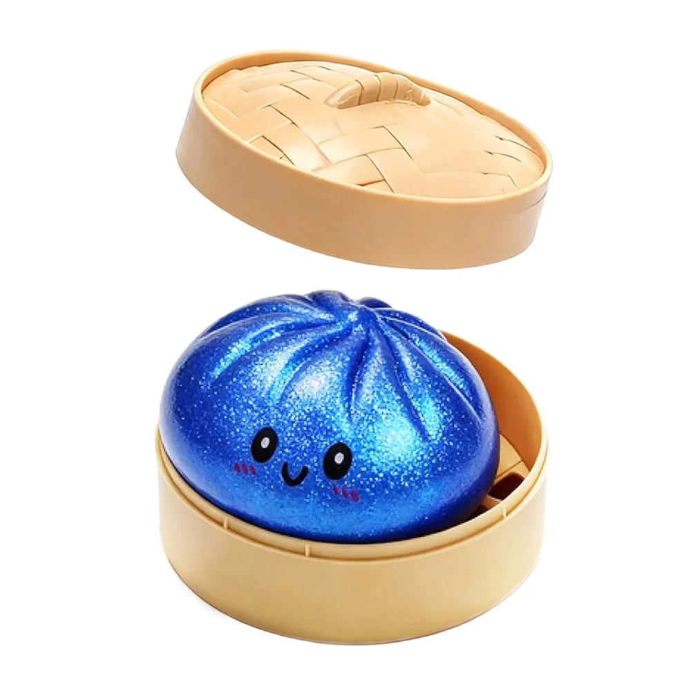 Dumpling squishy Decompression Squish Balls Reusable Low Rebound Stress Dough for Home Office Decoration Daily Gifts