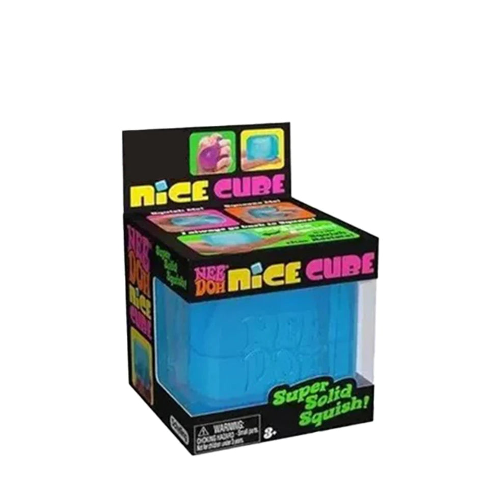 Needoh Nice Cube Sensory Stress Reliever Fidget Tool for Anxiety & Focus Desk Sensory Cube for Adults & Kids