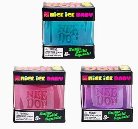 Needoh Nice Cube， Sensory toys, pressure resistant pinching, stress relieving children's souvenir toys