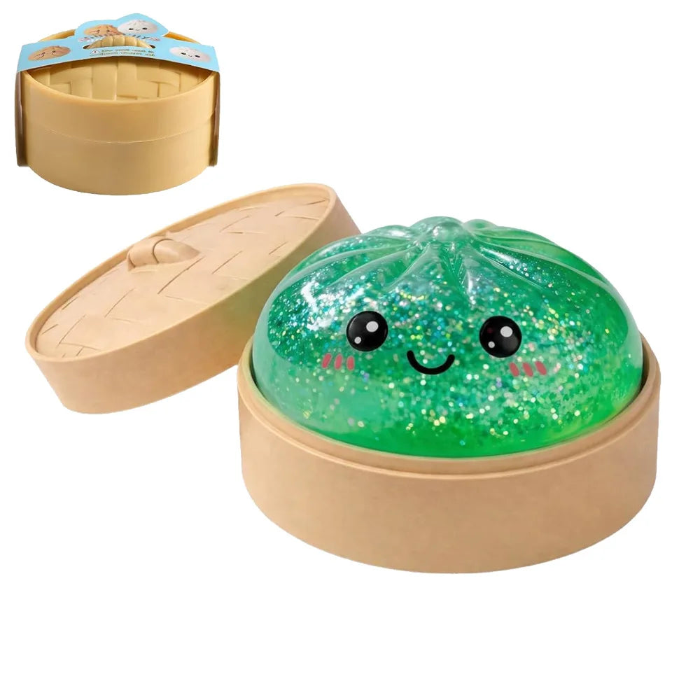 Dumpling squishy Decompression Squish Balls Reusable Low Rebound Stress Dough for Home Office Decoration Daily Gifts