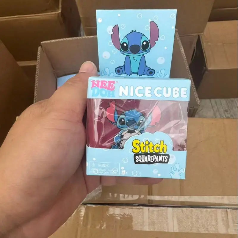 Needoh Nice Cube Sensory Stress Reliever Fidget Tool for Anxiety & Focus Desk Sensory Cube for Adults & Kids