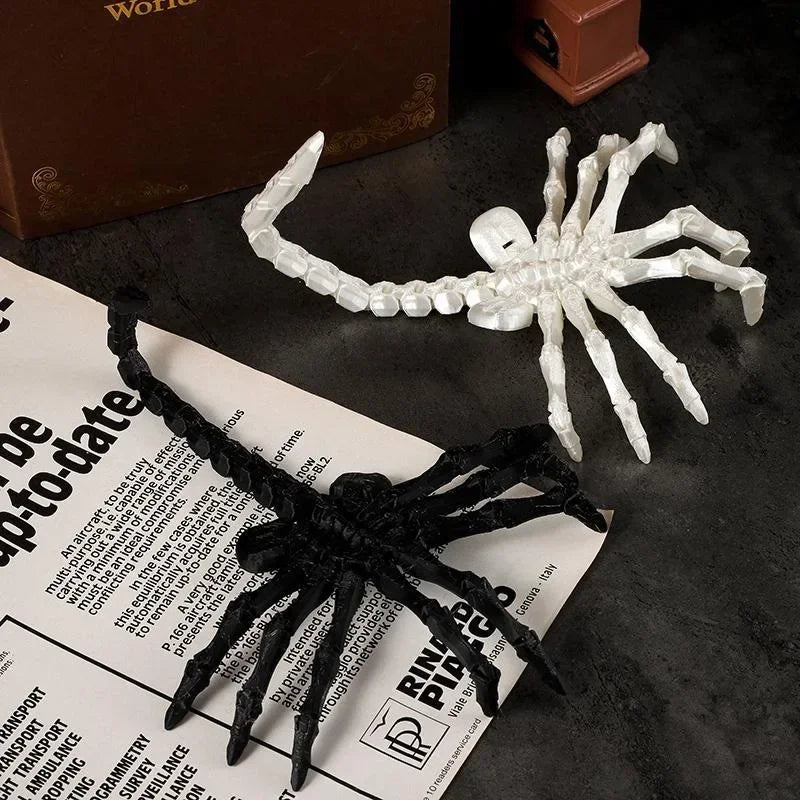 3D Printed Movable Joints Facehugger Toys Simulation Articulated Animal Figurine Ornaments Creative Model Desktop Decoration