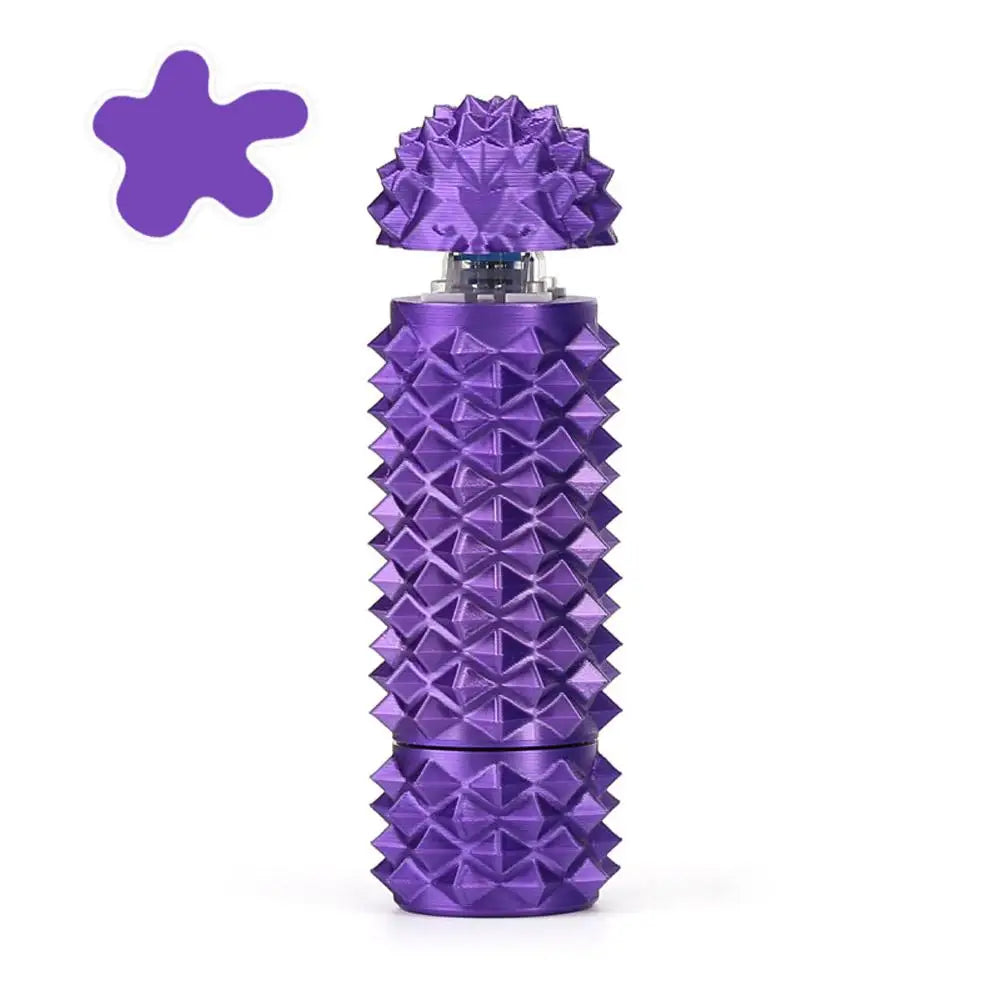3D Printed Pain Stim Fidget Toys Rotating Spiky Grippie Sensory Input Anxiety Autism Office Travel Novelty Toy Spike Roller