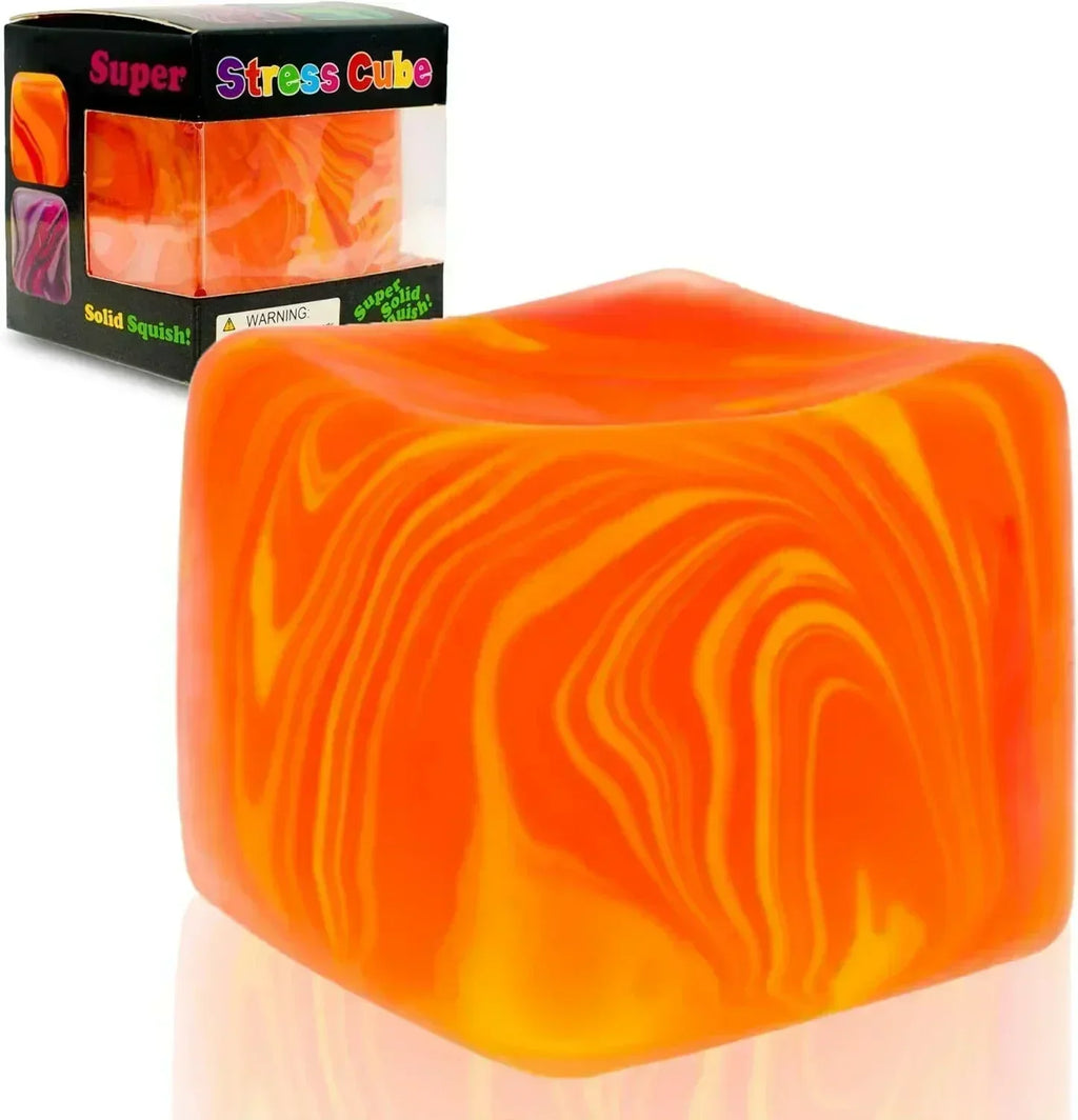 NeeDoh Nice Cream Cone Swirled Gradient Squish Squeeze Fidget Toy Non Toxic Stress Relief Sensory Decompression Novelty Gift
